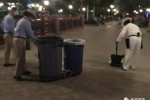上海迪士尼烟花秀后垃圾遍地真相在这里