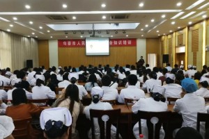 句容市人民医院举行消防安全知识培训和消防应急演练