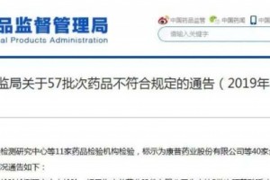这57批次药品有问题