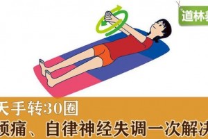 每天手转30圈肩颈痛自律神经失调一次解决