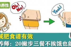 比瘦身食谱有用营养师三餐不挨饿也能瘦