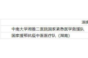 战疫有功湖南两团体和17人受国家赞誉