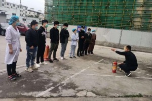 我院展开责任消防员消防常识训练