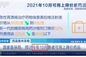 第五批国家药品集采金额TOP20三大并列冠军