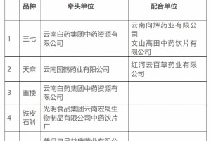 云南省药监局印发产地加工中药材工作推进方案